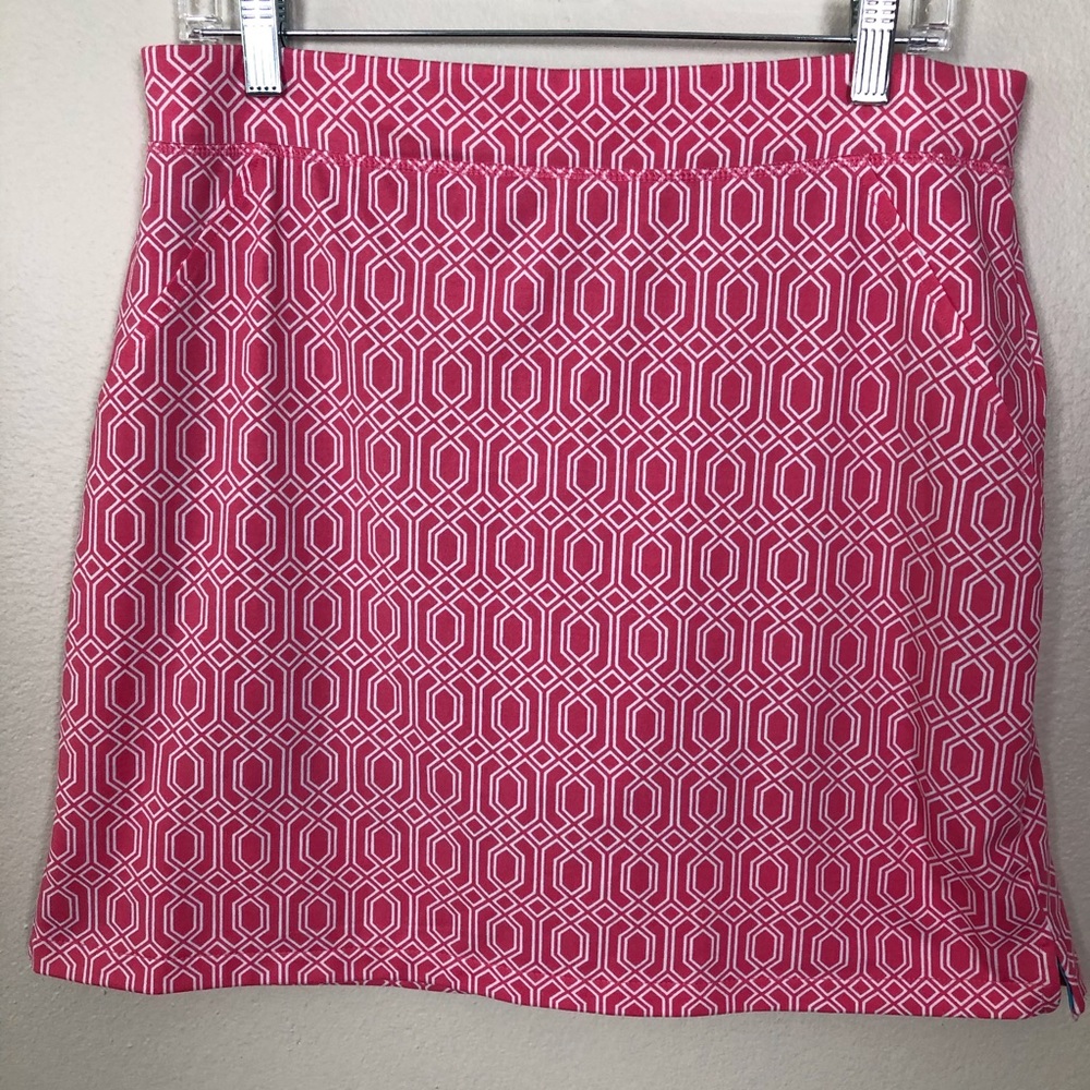 Rafael last Weekend Pink/White Athletic Skort